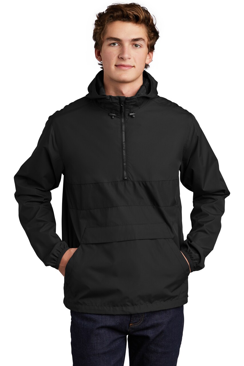 Sport-Tek Zipped Pocket Anorak:Conquer the outdoors in style with our Athletic Outerwear: a Performance Windbreaker, Sporty Pullover, and Water-Resistant Anorak. Elevate your game with this Lightweight Sports Jacket, the pinnacle of outdoor apparel.